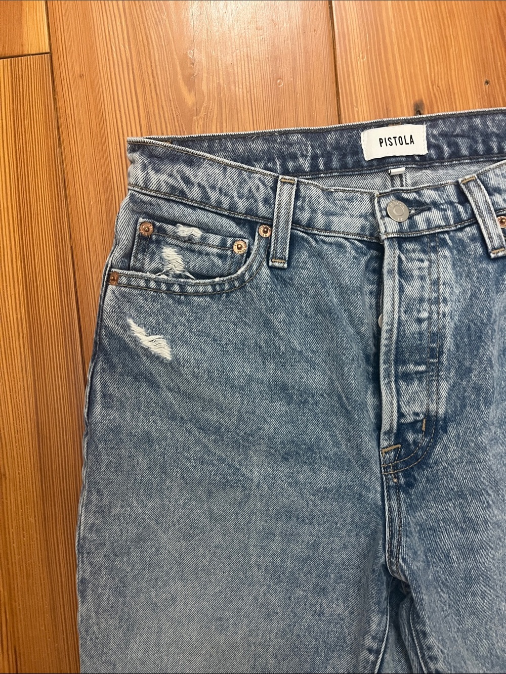Pistola high rise ankle wide Jeans 27